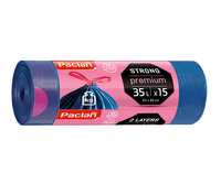 Worki na śmieci Paclan Premium z taśmą  35L/15szt