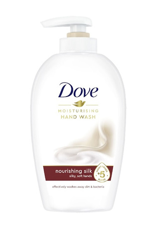 Mydło Dove w płynie Silk kremowe z pompką 250ml